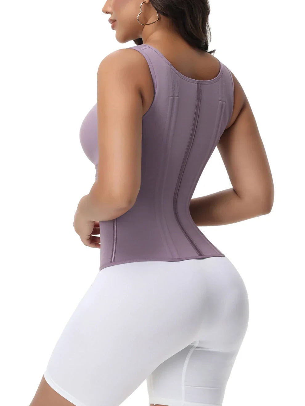 Extreme Latex Corset Waist Vest With Bra