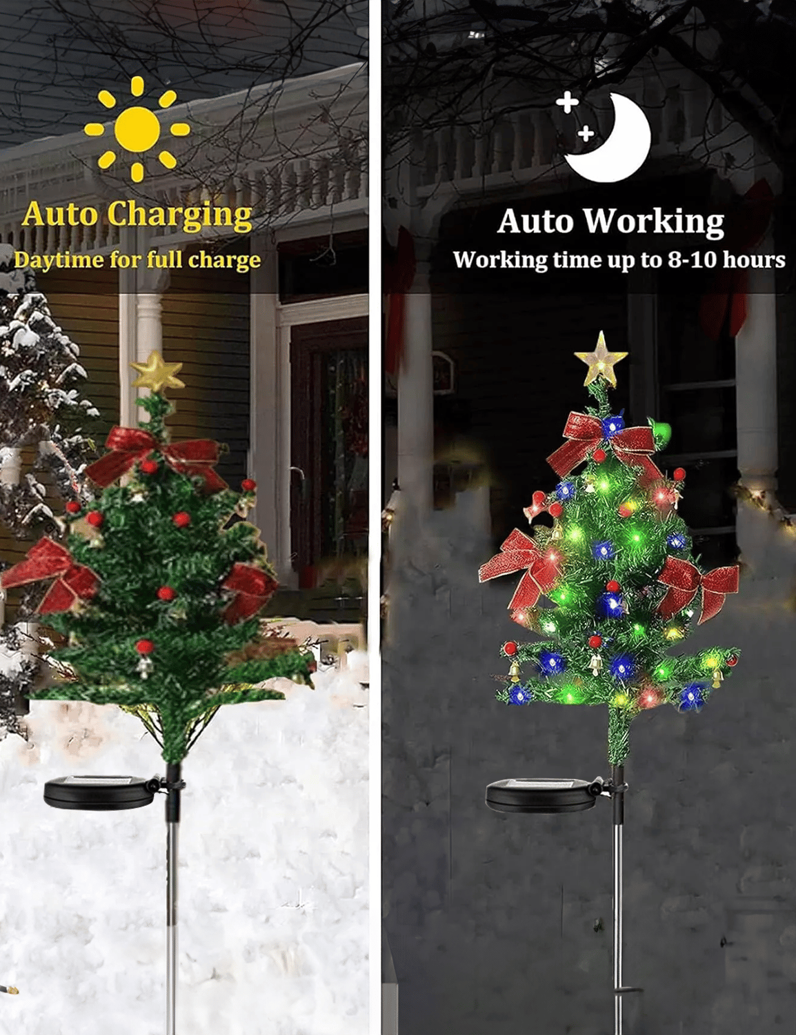 🔥Last Day 49%OFF - 🎄Solar Christmas Trees Lights Outdoor Decoration Waterproof