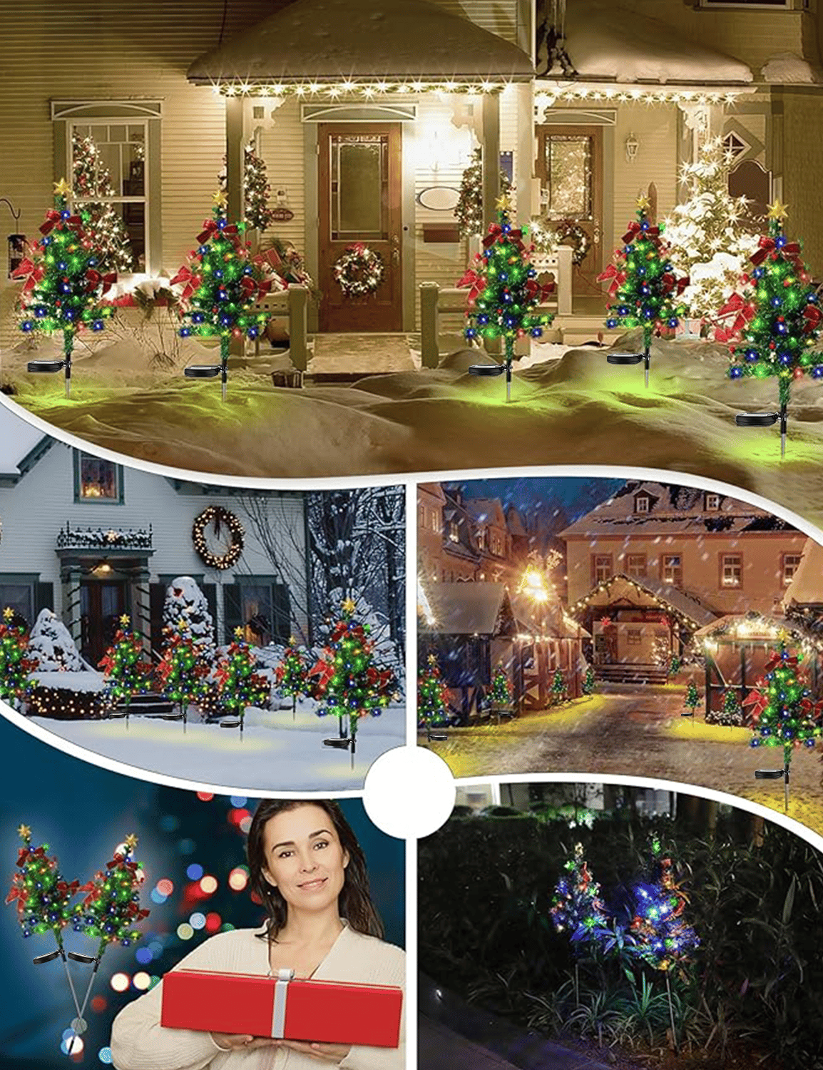 🔥Last Day 49%OFF - 🎄Solar Christmas Trees Lights Outdoor Decoration Waterproof